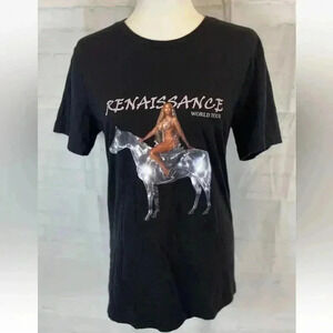 2023 Beyonce Renaissance Official World Tour Concert T-Shirt Billboard Size M